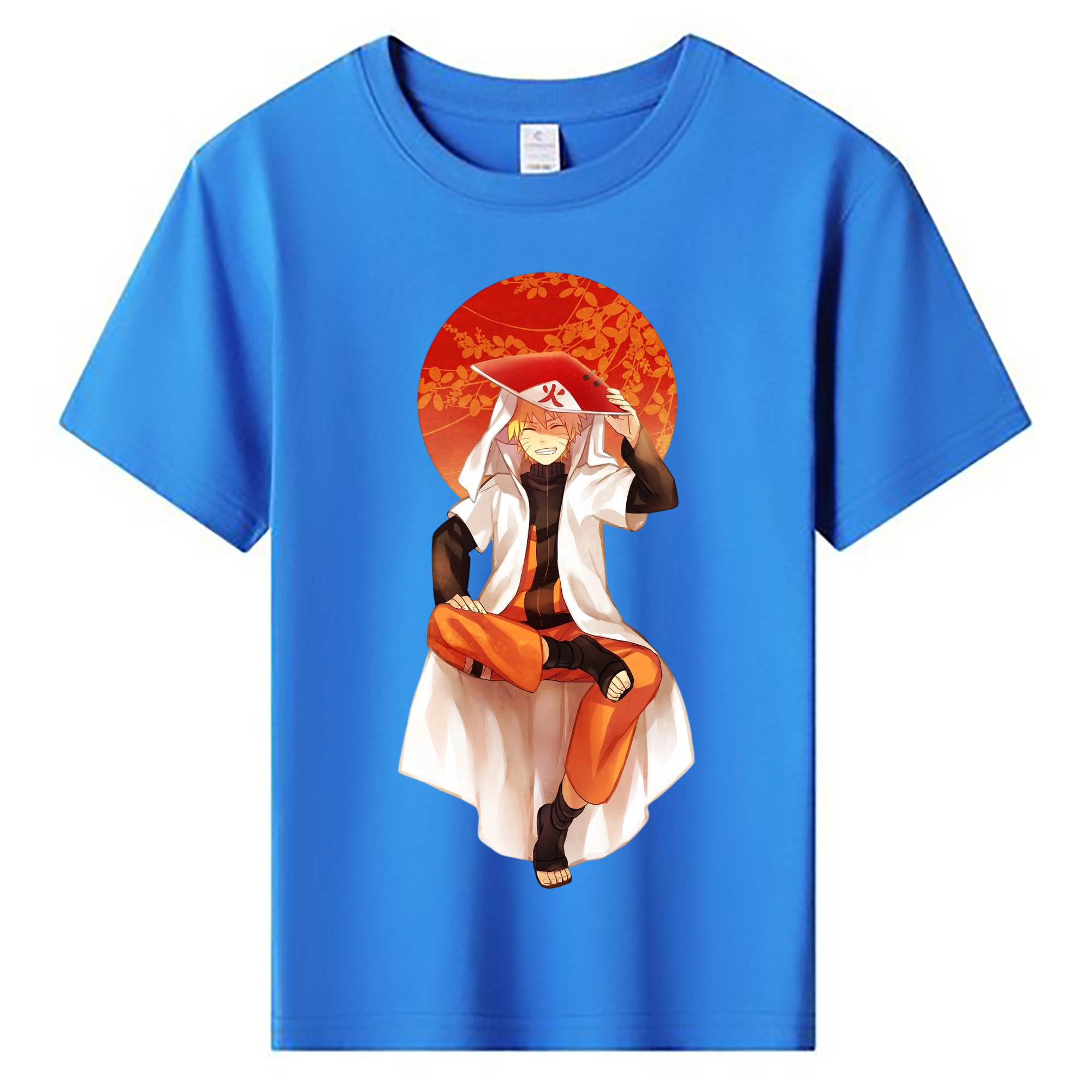 （画像用） NARUTO -ナルト- うずまき ナルト Uzumaki Naruto 綿100％キッズTシャツ（フロントプリント）